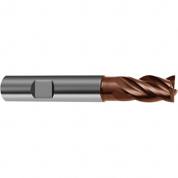 Guhring 9068740095200 Corner Chamfer End Mill 3/8" Dia, 5/8" LOC, 4 Flute, 0.0040" Chamfer Width, Solid Carbide