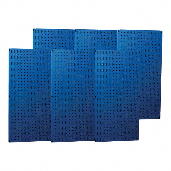 Wall Control 35P-3296BU 96 x 32" Metal Pegboard Storage Board
