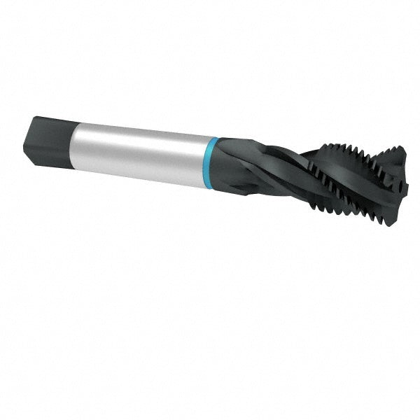 Emuge CU503200.5018 Spiral Flute Tap #1-8 UNC, 4 Flutes, Modified Bottoming, 2B Class of Fit, Cobalt, Oxide Coated