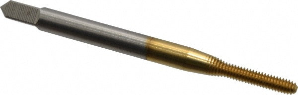 Balax 10284-01T Thread Forming Tap #2-56 UNC, 2B Class of Fit, Bottoming Chamfer, High-Speed Steel, Titanium Nitride Finish