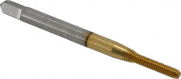 Balax 10285-01T Thread Forming Tap #2-56 UNC, Bottoming Chamfer, High-Speed Steel, Titanium Nitride Finish