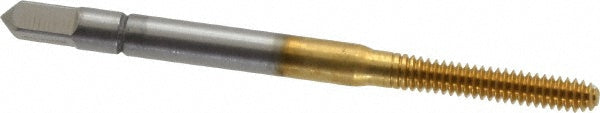 Balax 10725-01T Thread Forming Tap #4-40 UNC, 2B Class of Fit, Bottoming Chamfer, High-Speed Steel, Titanium Nitride Finish