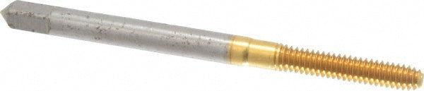 Balax 11044-01T Thread Forming Tap #5-40 UNC, 2B & 3B Class of Fit, Bottoming Chamfer, High-Speed Steel, Titanium Nitride Finish