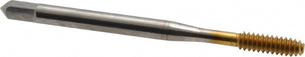Balax 11283-01T Thread Forming Tap #6-32 UNC, 3B Class of Fit, Bottoming Chamfer, High-Speed Steel, Titanium Nitride Finish
