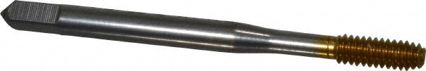 Balax 11625-01T Thread Forming Tap #8-32 UNC, 2B Class of Fit, Bottoming Chamfer, High-Speed Steel, Titanium Nitride Finish
