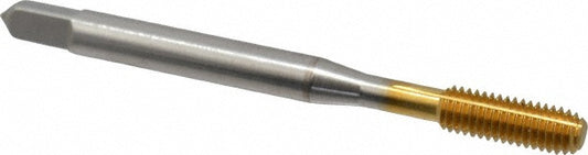 Balax 12183-01T Thread Forming Tap #10-32 UNF, 3B Class of Fit, Bottoming Chamfer, High-Speed Steel, Titanium Nitride Finish