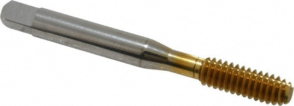 Balax 12643-01T Thread Forming Tap 1/4-20 UNC, Bottoming Chamfer, High-Speed Steel, Titanium Nitride Finish