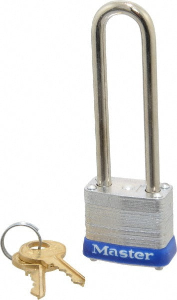 Master Lock 7KALJ-P361 Padlock Laminated Steel, Keyed Alike, 1-1/8" Wide