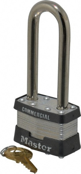 Master Lock 1KALJ-2729 Padlock Laminated Steel, Keyed Alike, 1-3/4" Wide