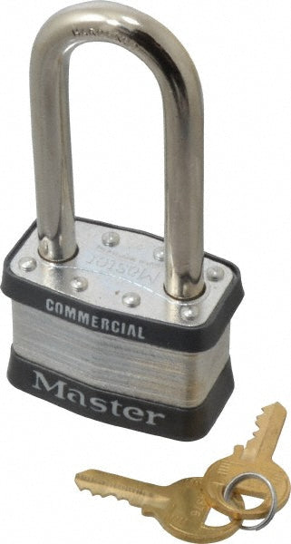 Master Lock 5KALJ-A376 Padlock Laminated Steel, Keyed Alike, 2" Wide
