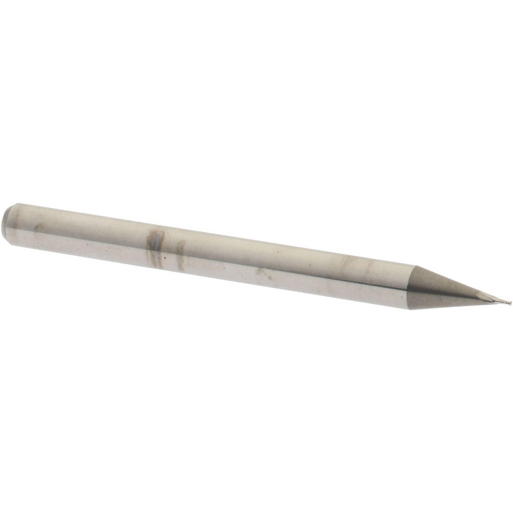 Accupro 00037549 Square End Mill 1/64'' Dia, 1/32'' LOC, 1/8'' Shank Dia, 1-1/2'' OAL, 2 Flutes, Solid Carbide
