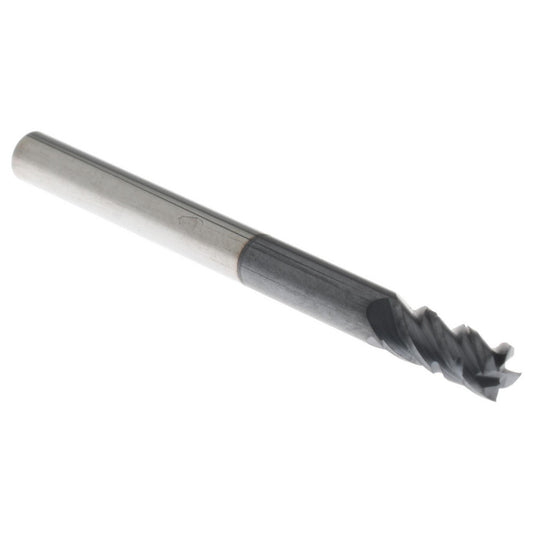 Accupro 00037804 Roughing & Finishing End Mill 1/8" Dia, 4 Flutes, Square End, Chipbreaker, Solid Carbide