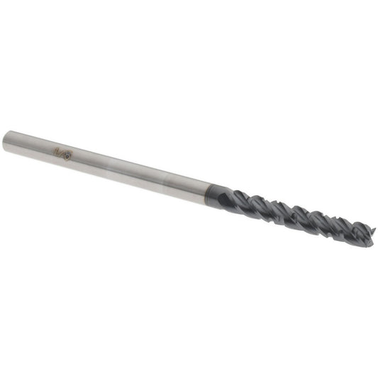 Accupro 00037812 Roughing & Finishing End Mill 1/8" Dia, 4 Flutes, Square End, Chipbreaker, Solid Carbide