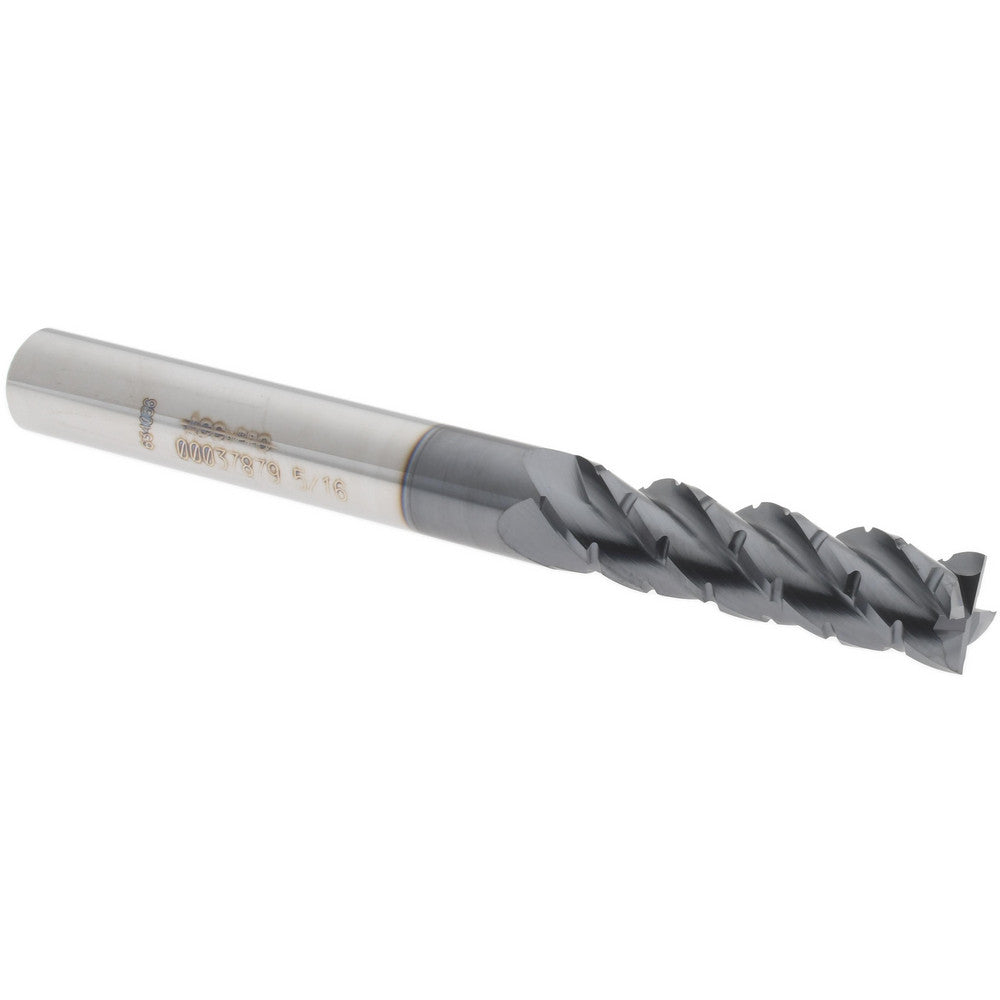 Accupro 00037879 Roughing & Finishing End Mill 5/16" Dia, 4 Flutes, Square End, Chipbreaker, Solid Carbide