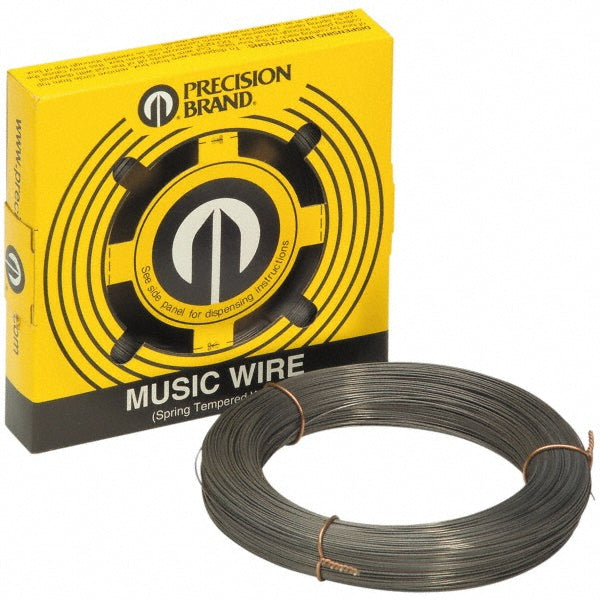 Value Collection 80-0750-001C 29 Gage, 0.075 Inch Diameter x 68 Ft. Long, High Carbon Steel, Tempered Music Wire Coil