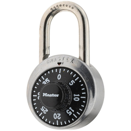 Master Lock 1525-V614 Combination Lock Steel, 1-7/8" Wide