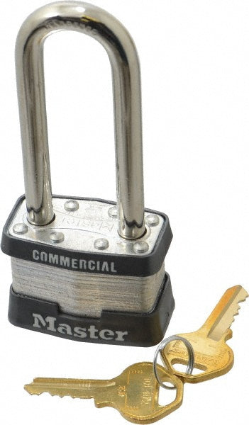 Master Lock 21KALJ-10L102 Padlock Laminated Steel, Keyed Alike, 1-3/4" Wide