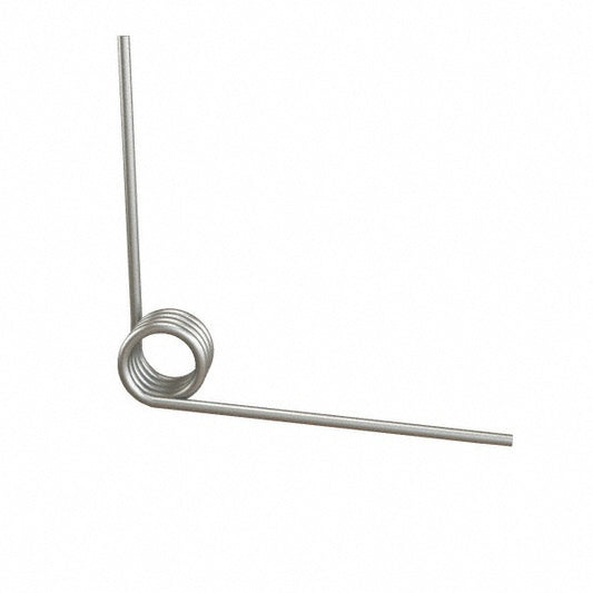Gardner Spring GT7840609-MR 90&deg Deflection Angle, 0.678" OD, 0.078" Wire Diam, 4-1/4 Coils, Torsion Spring