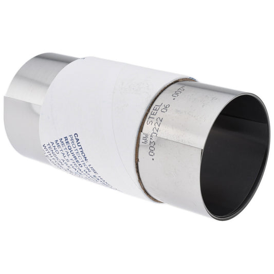 Precision Brand Products 16245 Shim Stock 0.003'' Thick, 100'' Long, 6" Wide, 1010 Low Carbon Steel