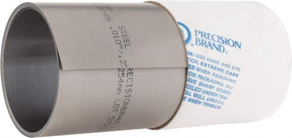 Precision Brand Products 16450 Shim Stock 0.01'' Thick, 100'' Long, 6" Wide, 1010 Low Carbon Steel