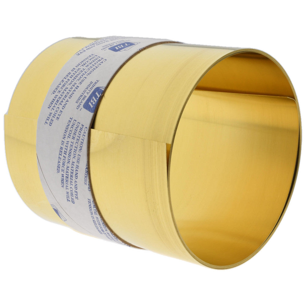 Trinity Brand Industries M-BBN-15 Shim Stock 0.015'' Thick, 100'' Long, 6" Wide, 260 Alloy Brass