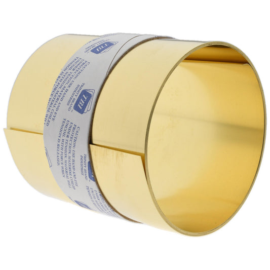 Trinity Brand Industries M-BBN-20 Shim Stock 0.02'' Thick, 100'' Long, 6" Wide, 260 Alloy Brass