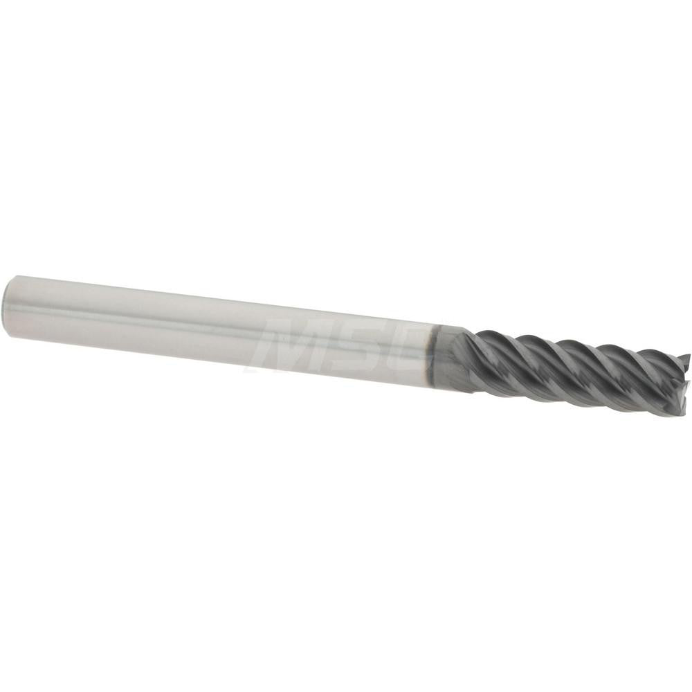 Accupro 95168272 Square End Mill 3/16" Dia, 9/16" LOC, 5 Flutes, Solid Carbide