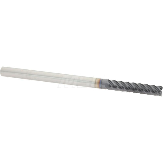 Accupro 95168313 Square End Mill  0.2500" Dia, 1.25" LOC, 0.25" Shank Dia, 4" OAL, 5 Flutes, Solid Carbide