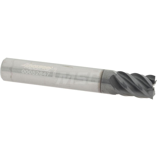 Accupro 95168318 Square End Mill  0.3125" Dia, 0.4375" LOC, 0.3125" Shank Dia, 2" OAL, 5 Flutes, Solid Carbide