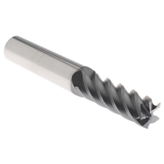 Accupro 95168394 Square End Mill  0.3438" Dia, 1" LOC, 0.375" Shank Dia, 2.5" OAL, 5 Flutes, Solid Carbide