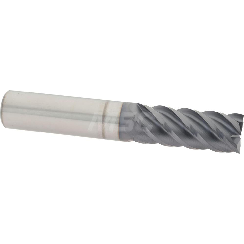 Accupro 95168246 Square End Mill  0.5000" Dia, 1.25" LOC, 0.5" Shank Dia, 3" OAL, 5 Flutes, Solid Carbide