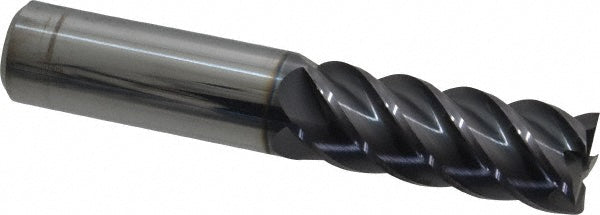 Accupro 00052845 Square End Mill 5/8'' Dia, 1-5/8'' LOC, 5/8'' Shank Dia, 3-1/2'' OAL, 5 Flutes, Solid Carbide