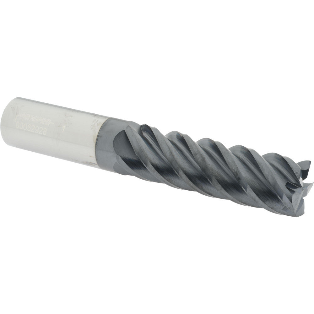 Accupro 00052928 Square End Mill 1'' Dia, 3-1/4'' LOC, 1'' Shank Dia, 6'' OAL, 5 Flutes, Solid Carbide