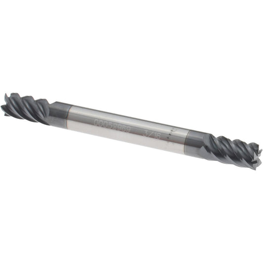 Accupro 00052969 Square End Mill 3/16'' Dia, 5/16'' LOC, 3/16'' Shank Dia, 2'' OAL, 5 Flutes, Solid Carbide