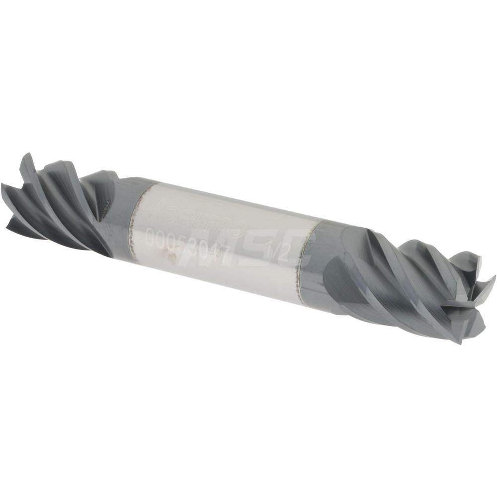 Accupro 00053017 Square End Mill 1/2'' Dia, 5/8'' LOC, 1/2'' Shank Dia, 3'' OAL, 5 Flutes, Solid Carbide