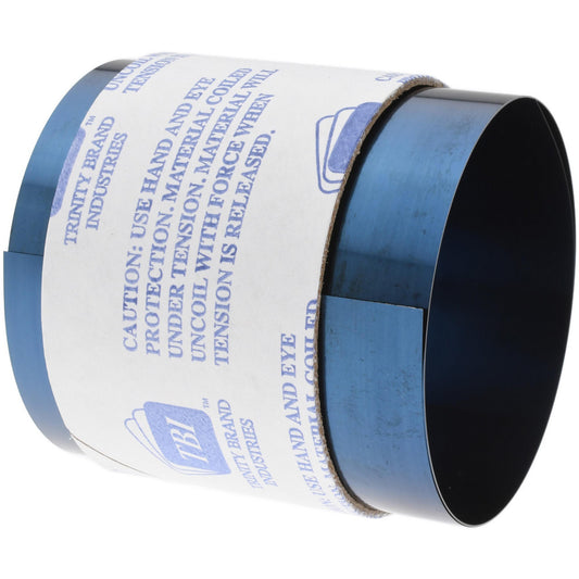 Trinity Brand Industries M-3BLT50-2 Shim Stock 0.002'' Thick, 50'' Long, 3" Wide, 1095 High Carbon,Blue Tempered Spring Steel