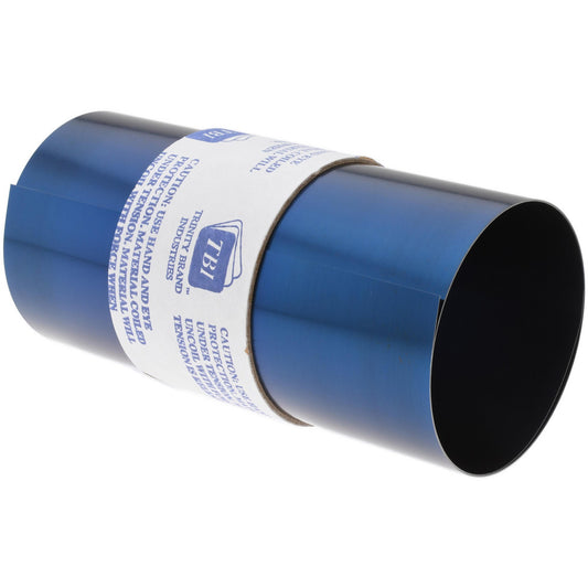 Trinity Brand Industries M-6BLT50-4 Shim Stock 0.004'' Thick, 50'' Long, 6" Wide, 1095 High Carbon,Blue Tempered Spring Steel