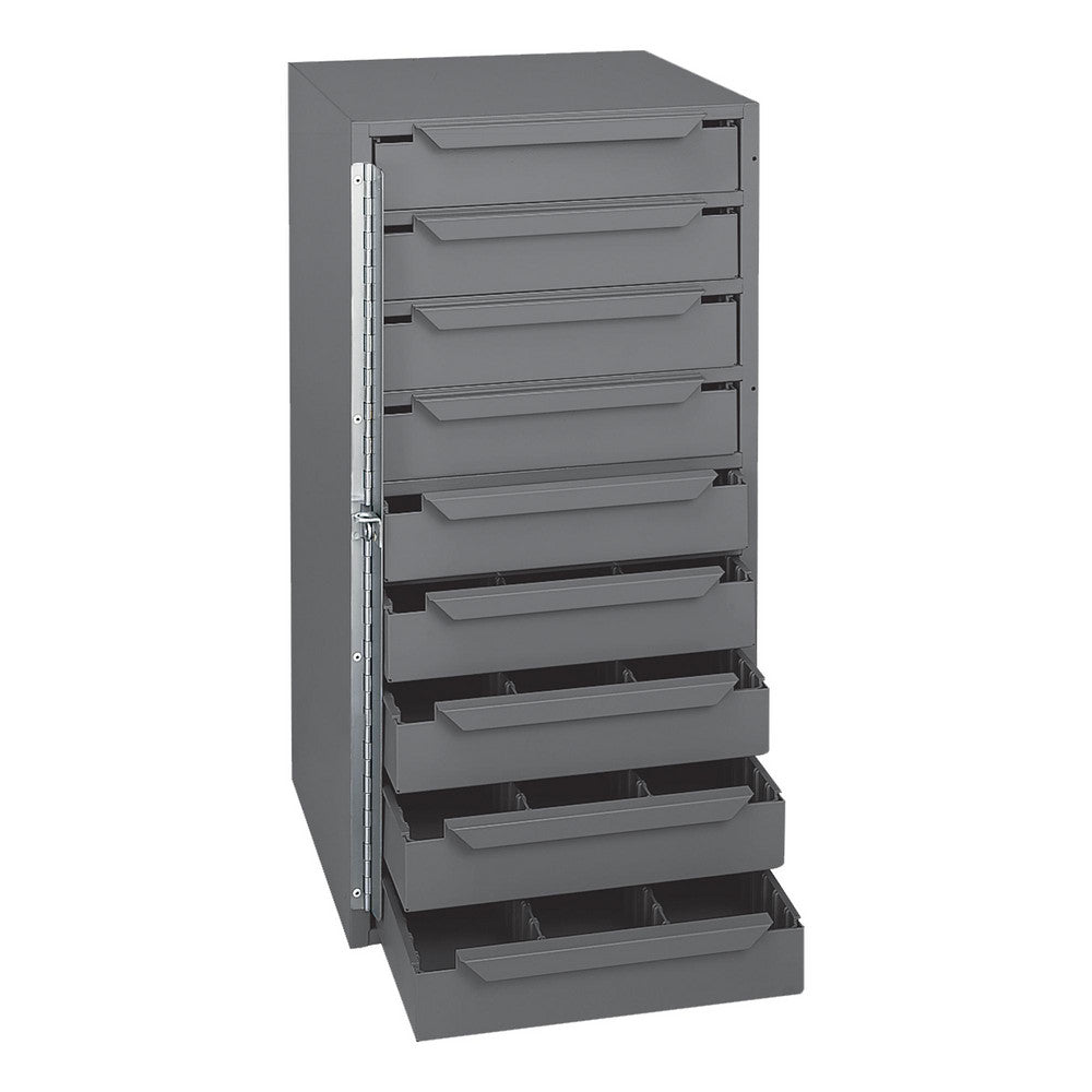 Durham 611-95 9 Drawer, Adjustable Compartment, Small Parts Lockable Storage Cabinet
