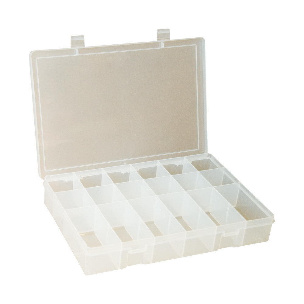 Durham LP18-CLEAR 18 Compartment Clear Small Parts Compartment Box