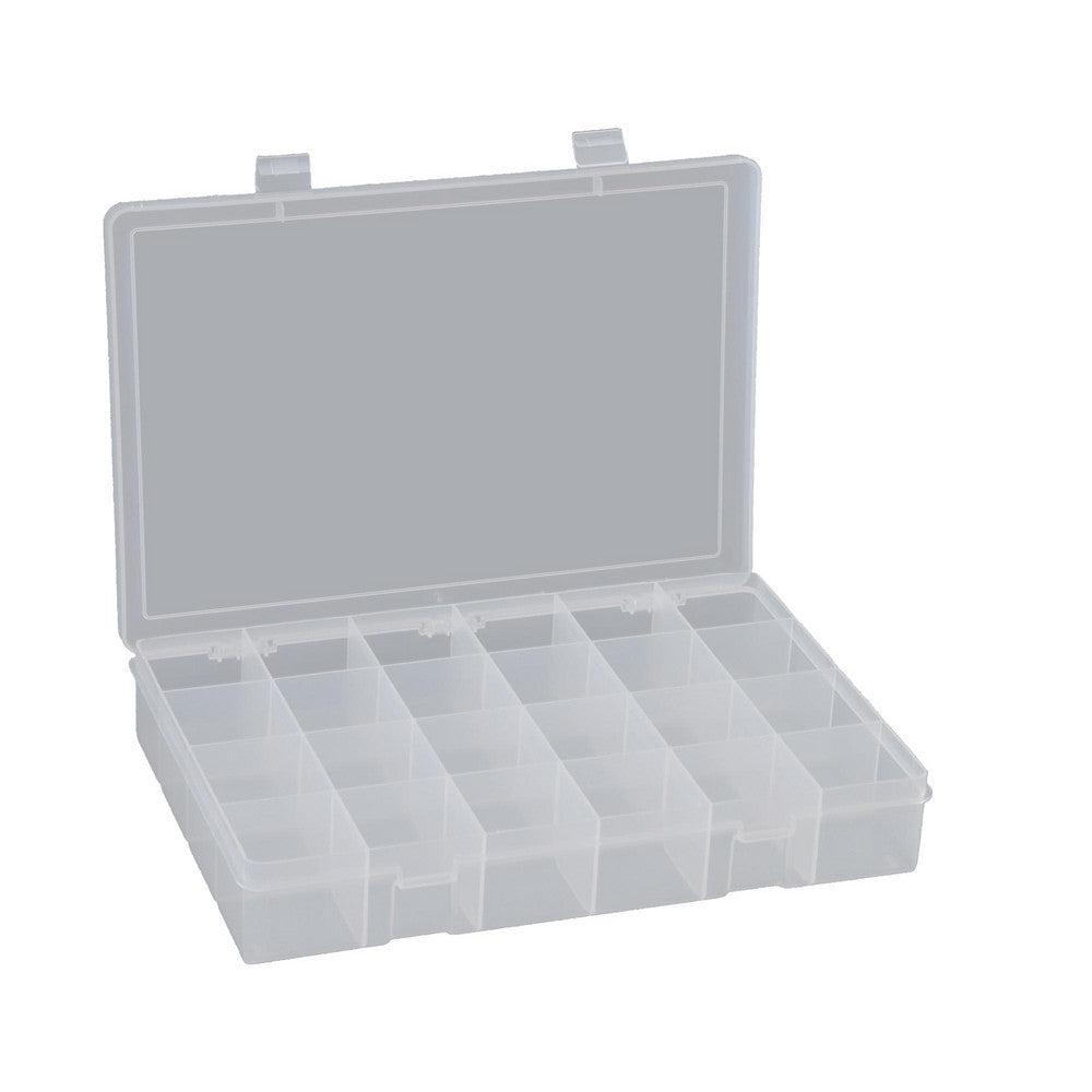 Durham LP24-CLEAR 24 Compartment Clear Small Parts Compartment Box