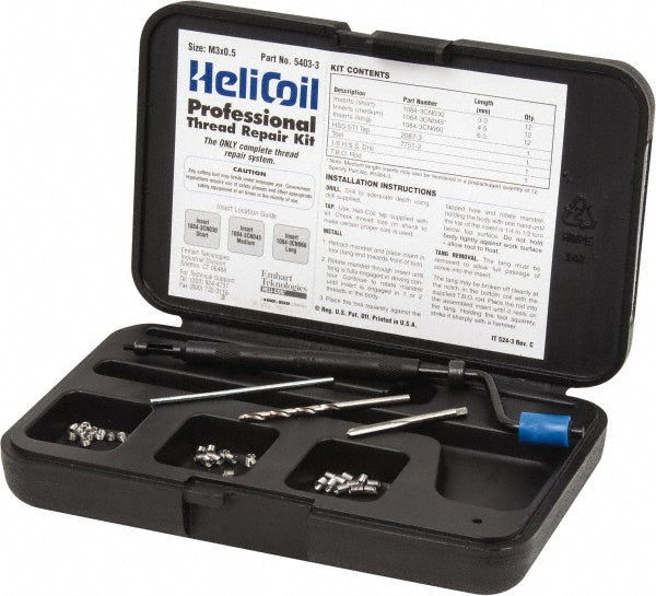 Heli-Coil 5403-3 Thread Repair Kit Threaded Insert