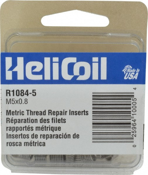 Heli-Coil R1084-5 Free Running Insert M5 x 0.8, 7.5 mm OAL