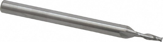 Kyocera SGS Precision Tools 35273 Square End Mill 1/16" Dia, 3/16" LOC, 2 Flute, Solid Carbide