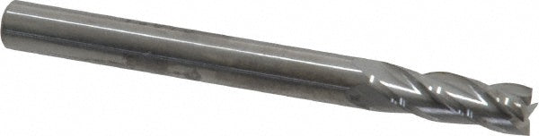Kyocera SGS Precision Tools 35479 Square End Mill 3/16" Dia, 9/16" LOC, 4 Flute, Solid Carbide