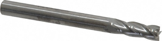 Kyocera SGS Precision Tools 35479 Square End Mill 3/16" Dia, 9/16" LOC, 4 Flute, Solid Carbide
