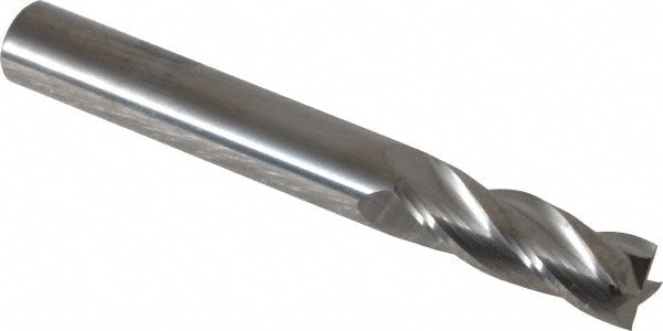 Kyocera SGS Precision Tools 35483 Square End Mill 5/16'' Dia, 13/16'' LOC, 5/16'' Shank Dia, 2-1/2'' OAL, 4 Flutes, Solid Carbide