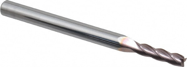 Kyocera SGS Precision Tools 35501 Square End Mill 3/32" Dia, 3/8" LOC, 4 Flute, Solid Carbide