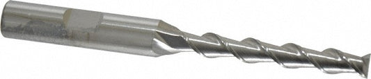 Kyocera SGS Precision Tools 34505 Square End Mill 1/4" Dia, 1-3/4" LOC, 2 Flutes, Solid Carbide