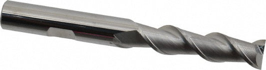 Kyocera SGS Precision Tools 34511 Square End Mill 3/8'' Dia, 1-1/2'' LOC, 3/8'' Shank Dia, 3-1/4'' OAL, 2 Flutes, Solid Carbide