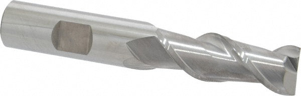 Kyocera SGS Precision Tools 34521 Square End Mill 5/8'' Dia, 1-5/8'' LOC, 5/8'' Shank Dia, 3-3/4'' OAL, 2 Flutes, Solid Carbide